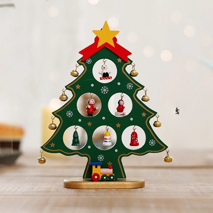 SapinElegant - Wooden Christmas Decoration for Desk