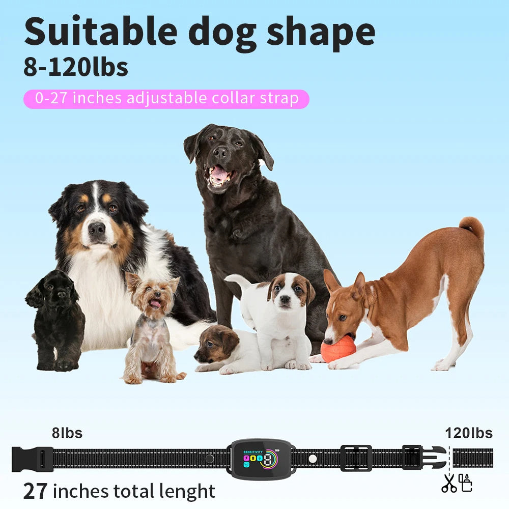 LUNA - Smart Anti-Bell Dog Collar | HD Display &amp; Waterproof