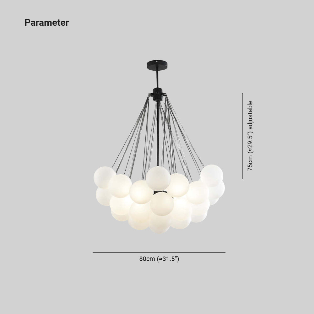 Glamora - Design Hanglamp in Metaal en Glas