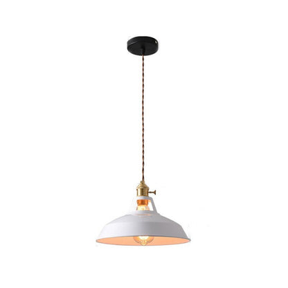 Morandi Modern LED Metal Pendant Lamp for Colorful Sleep 