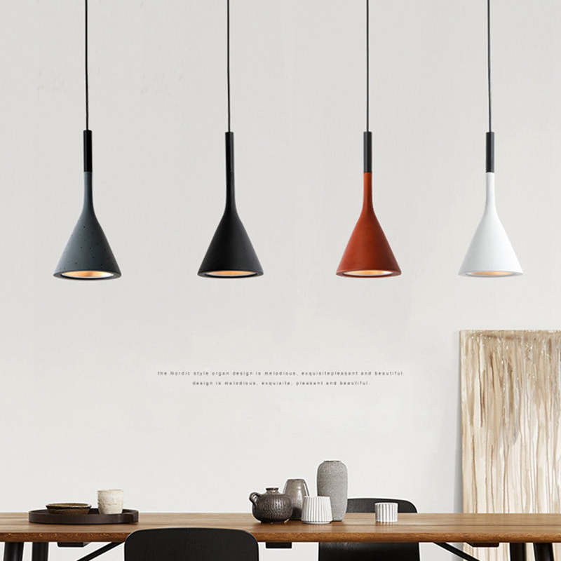 Morandi Modern Triangle Pendant Lamps