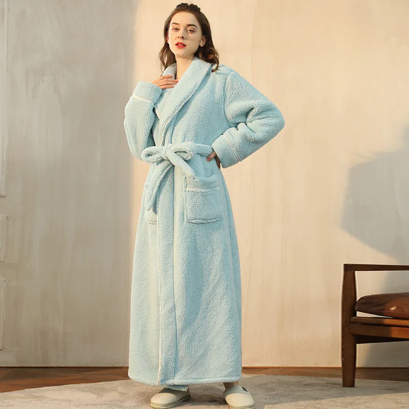 FleeceComfort – Flannel winter bathrobe 