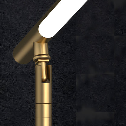 Copper Linear - Brass LED Desk Lamp with Adjustable Direction