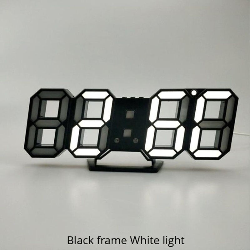 GloTime - LED Digitale Multifunctionele Wandklok