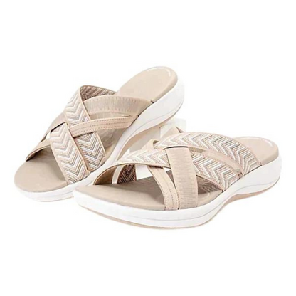 Echo - Airy summer sandals shock absorbing foam footbed