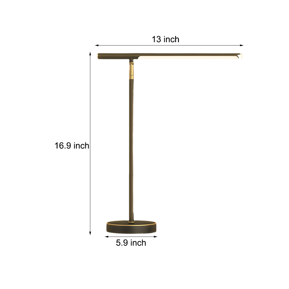 Copper Linear - Messing LED Bureaulamp met Verstelbare Richting