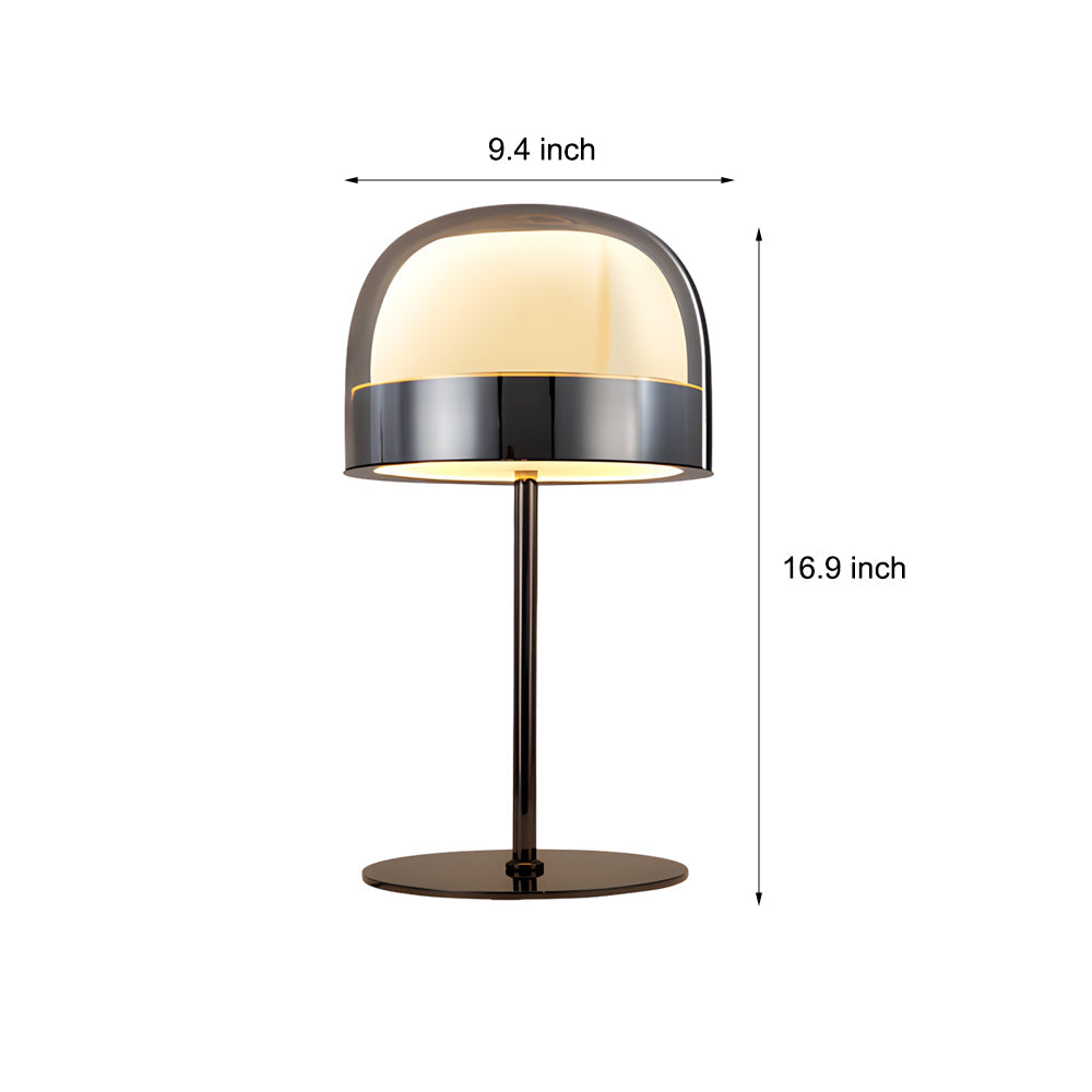 Equatore - Glass Table Lamp with Double Layers Night Light