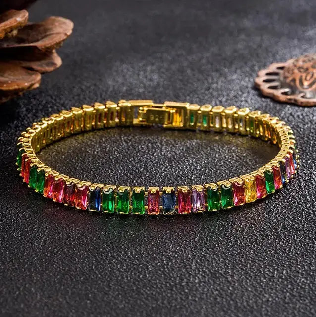 Beautiful Bracelet with Zircon Stones