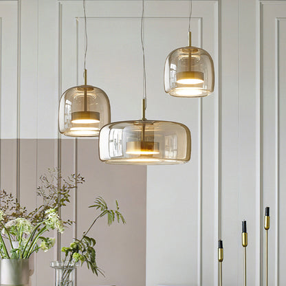 Retroluxe - Retro Pendant Lamp with Amber Light