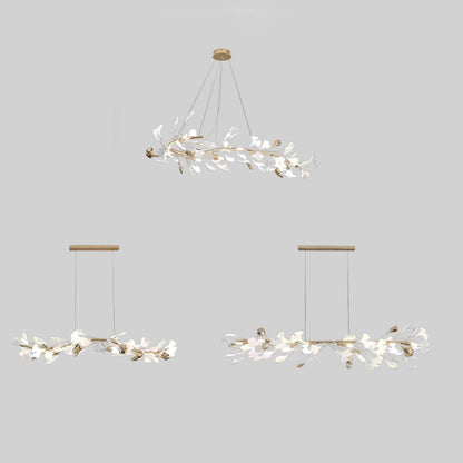 LeafLuxe - Design ceramic chandelier for a refined interior 