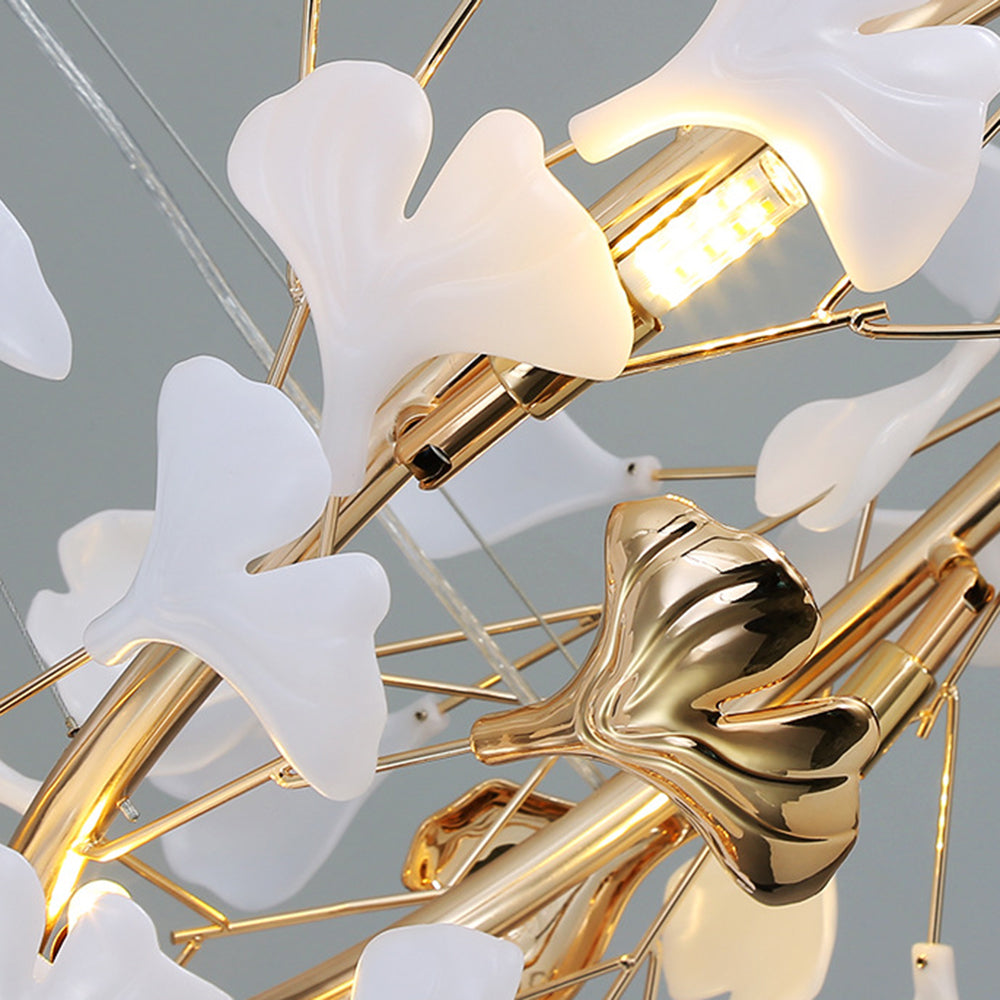 LeafLuxe - Design ceramic chandelier for a refined interior 