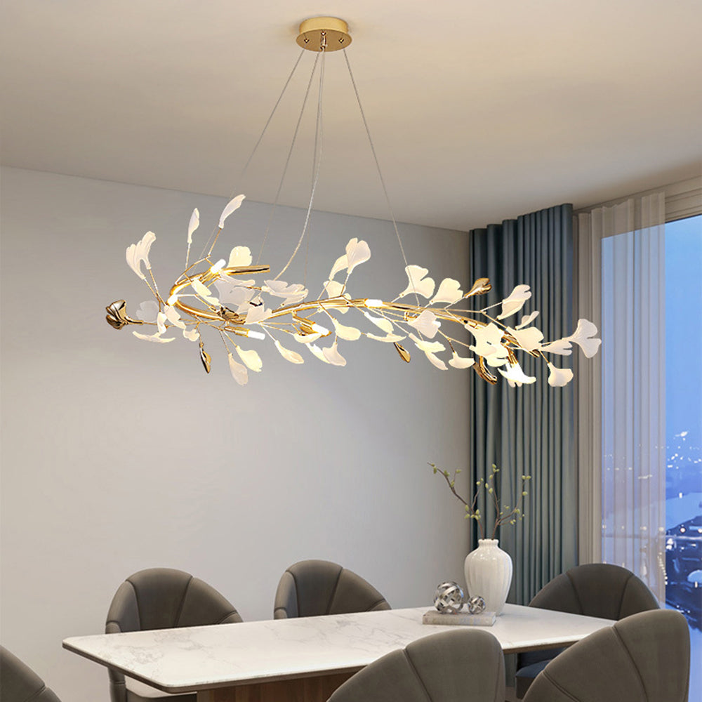 LeafLuxe - Design ceramic chandelier for a refined interior 