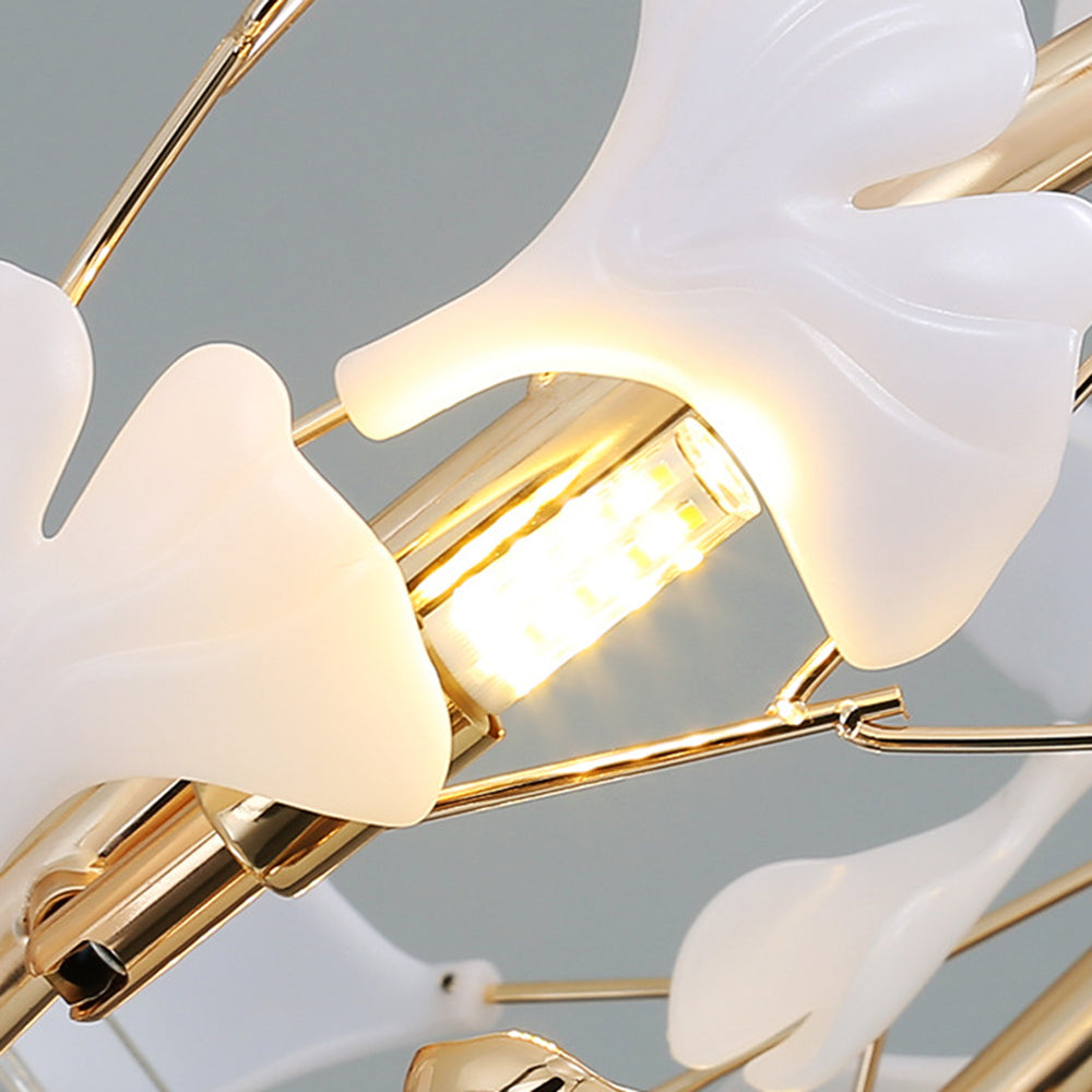 LeafLuxe - Design ceramic chandelier for a refined interior 