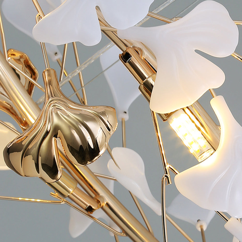 LeafLuxe - Design ceramic chandelier for a refined interior 