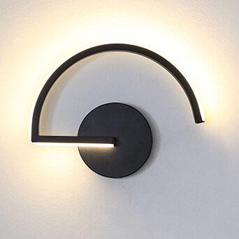 LumiLine - Moderne aluminium LED wandlamp met minimalistische curves