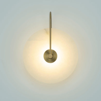 LED Wall Lamp Alabaster - Timeless Elegance for Your Wall