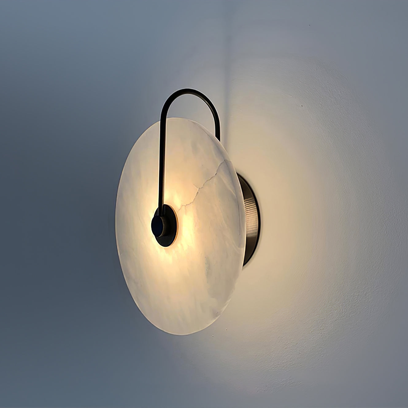 LED Wall Lamp Alabaster - Timeless Elegance for Your Wall