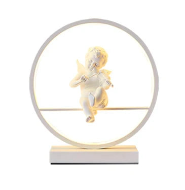 GuardianGlow - Angel Doll Table Lamp