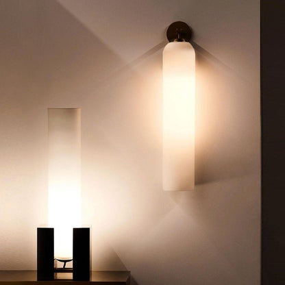 Moderne glazen wandlamp