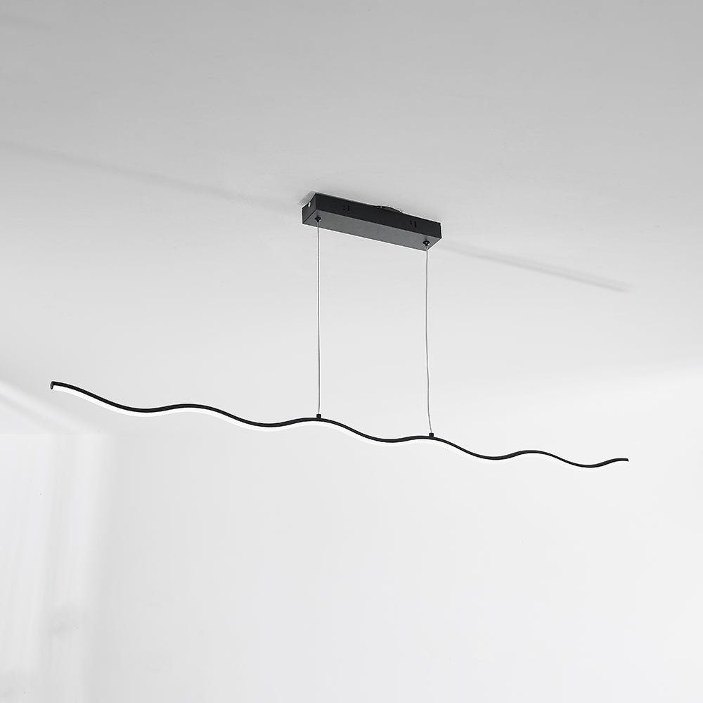 LouiseGlow - Modern LED pendant lamp in black and white 