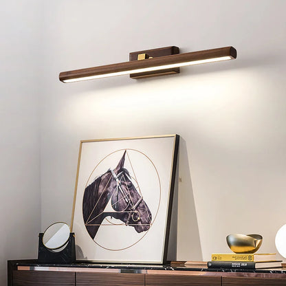 LumiMystic - Black Walnut Lamp