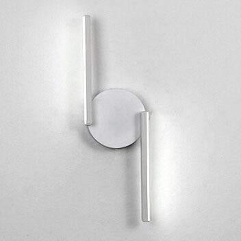 LumiLine - Modern aluminum LED wall lamp with minimalist curves 