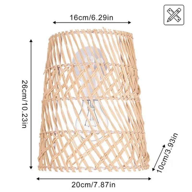 ArtisanElegance - Rotan Wandlamp