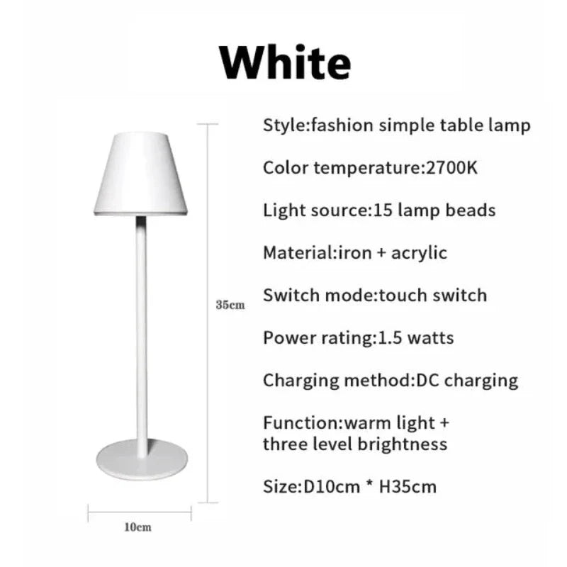 RadiantLumina - Rechargeable Desk Lamp 