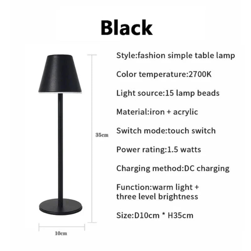 RadiantLumina - Oplaadbare Bureau Lamp