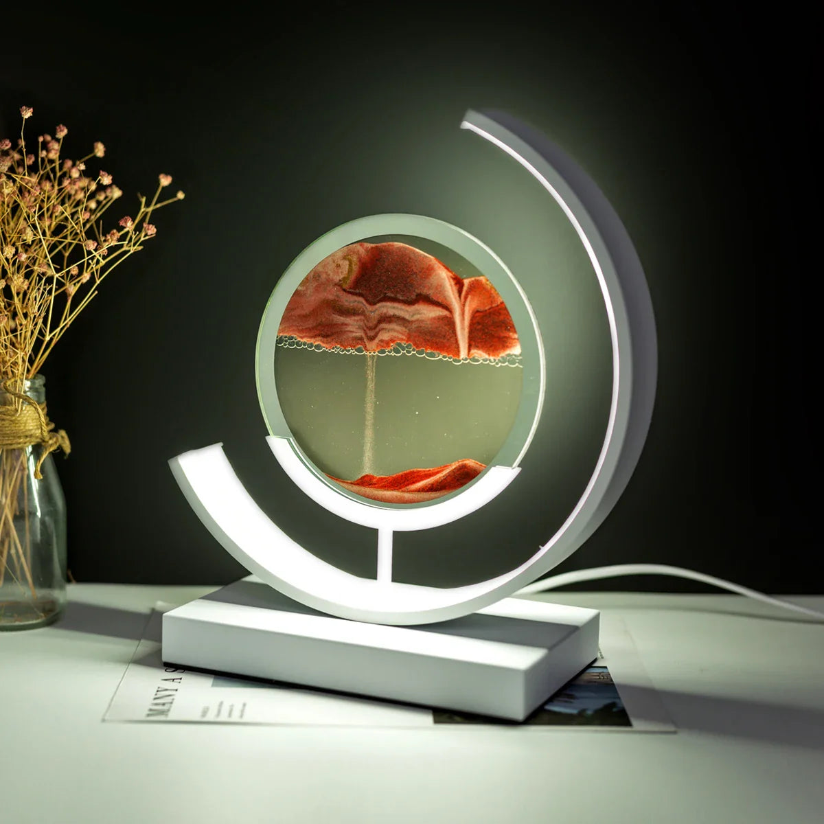 ArtisticHour - Hourglass Lamp 