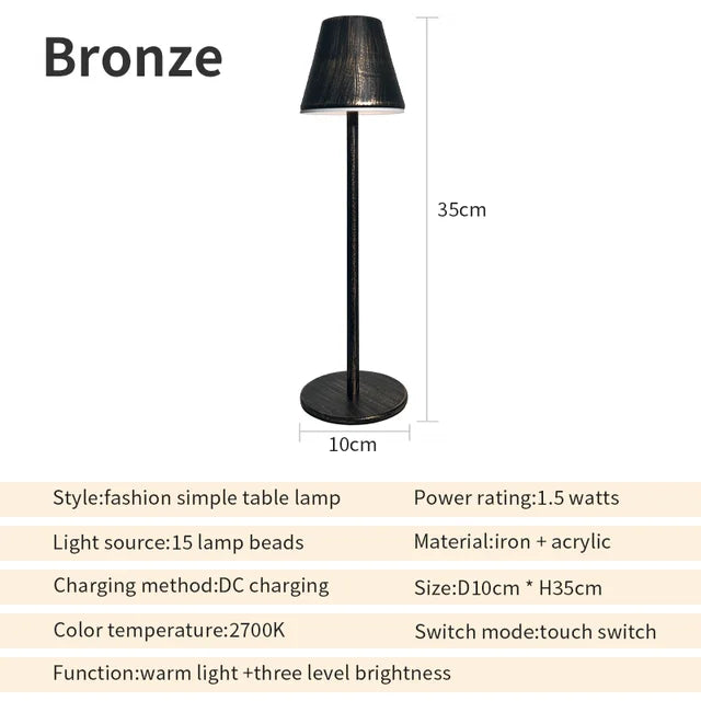 EcoGlow - Rechargeable Table Lamp