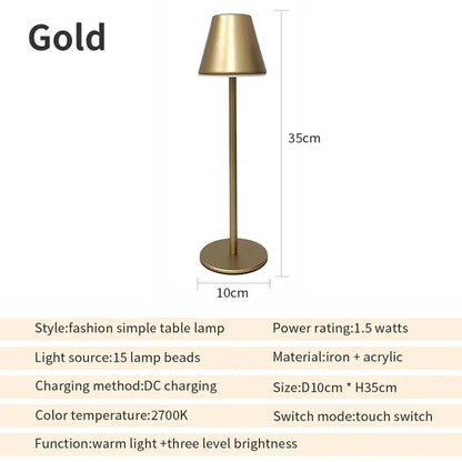 EcoGlow - Rechargeable Table Lamp