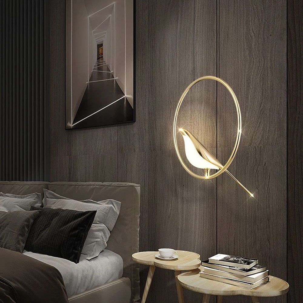 BirdLume - Pendant lamp with Bird circle