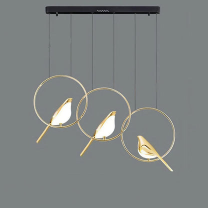 BirdLume - Pendant lamp with Bird circle