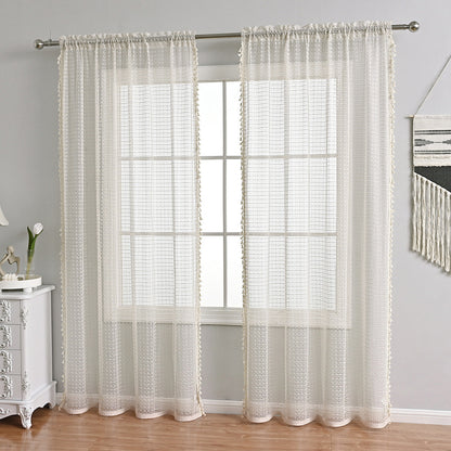 ChicVoile - Beige Voile Curtains, Combining Elegance and Softness for Any Room