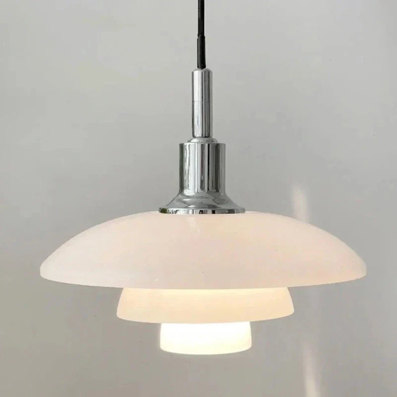 LuminoChrome - Chrome Pendant Lamp with Refined Design