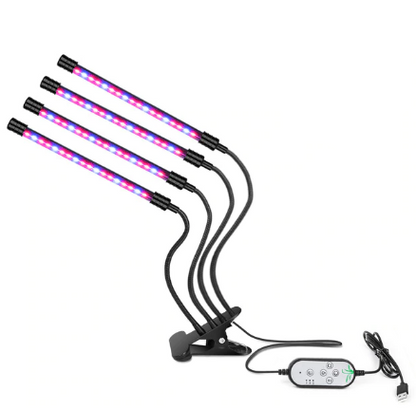 USB LED Grow Light Full Spectrum Phyto Lamp with Control for Plant Seeds