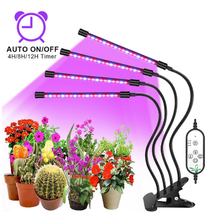 USB LED Grow Light Full Spectrum Phyto Lamp with Control for Plant Seeds