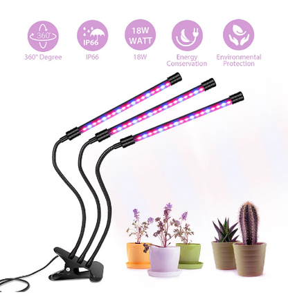 USB LED Grow Light Full Spectrum Phyto Lamp with Control for Plant Seeds