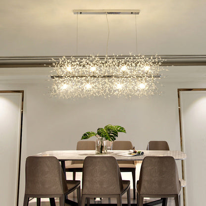 Elegant LED Pendant Lamp Luna - White &amp; Gold Metal