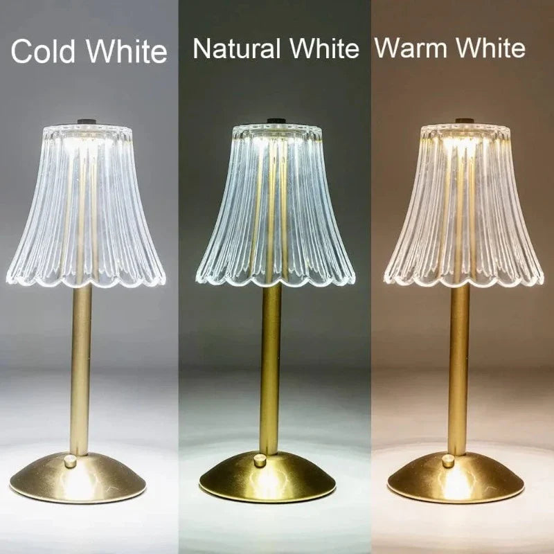 ChicCrystal - Rechargeable Table Lamp 