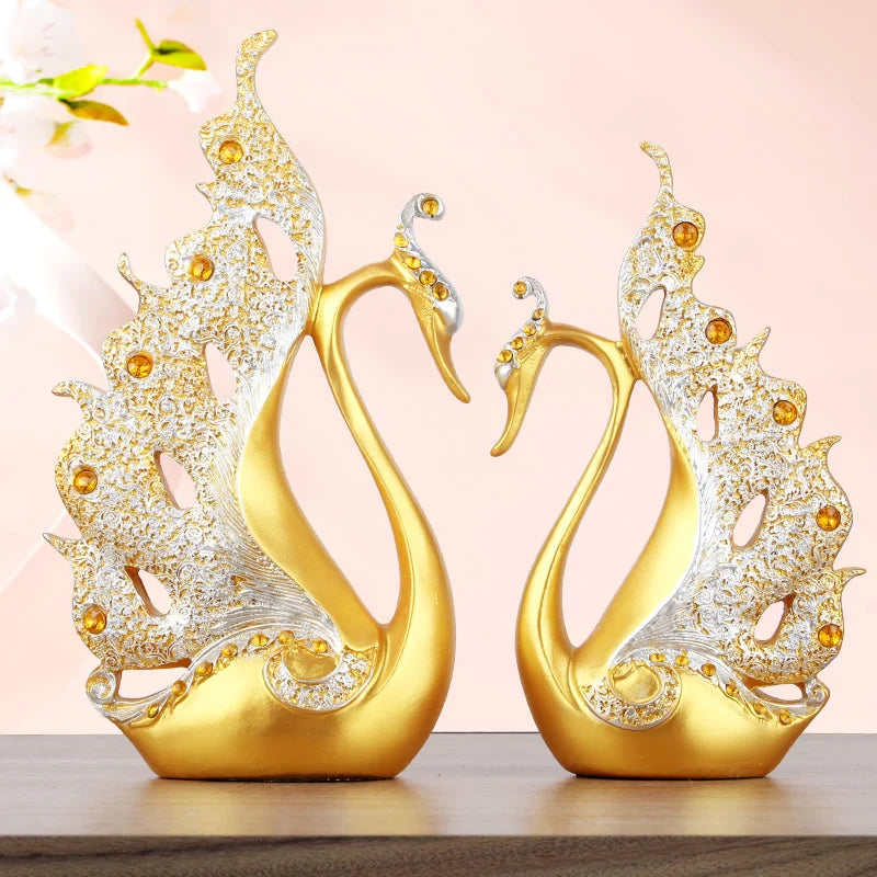 MajesticMates - Swan Lovers Decoration