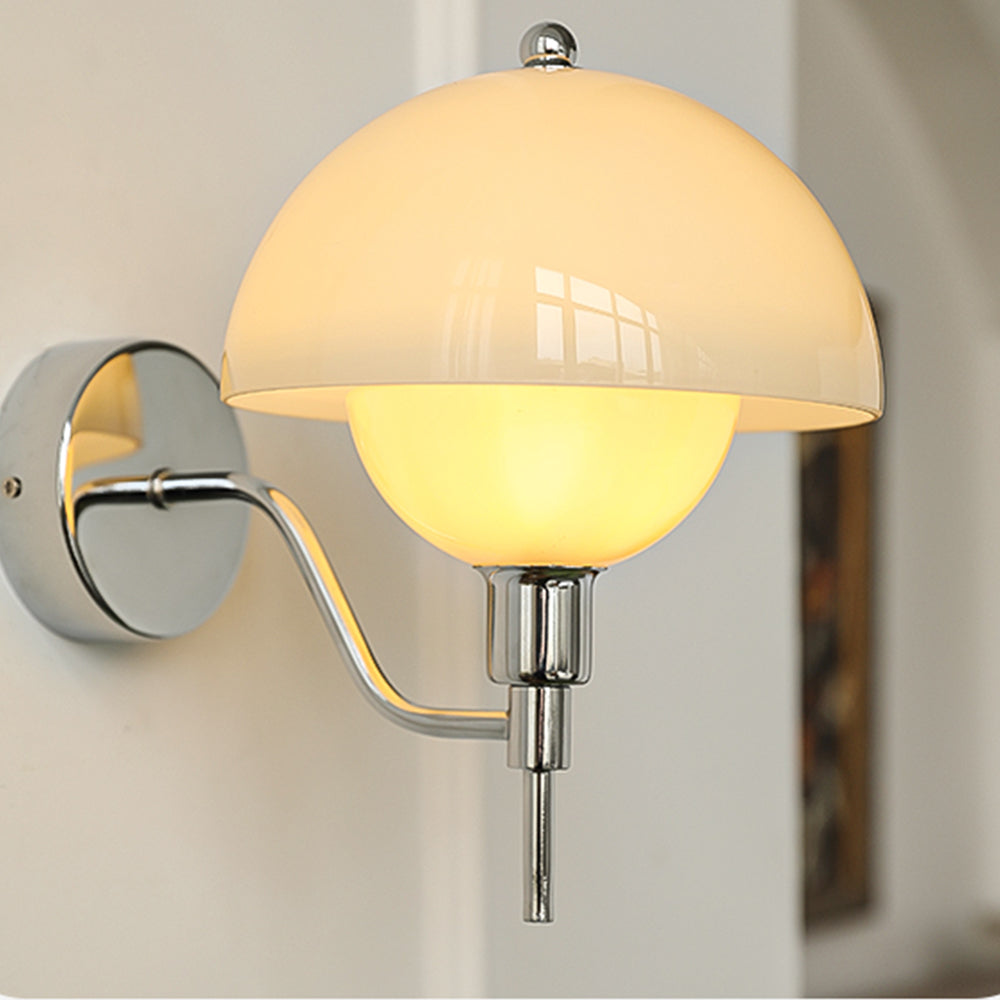 Crèmekleurige Paddenstoel Wandlamp - Een Betoverend Element voor Uw Interieur