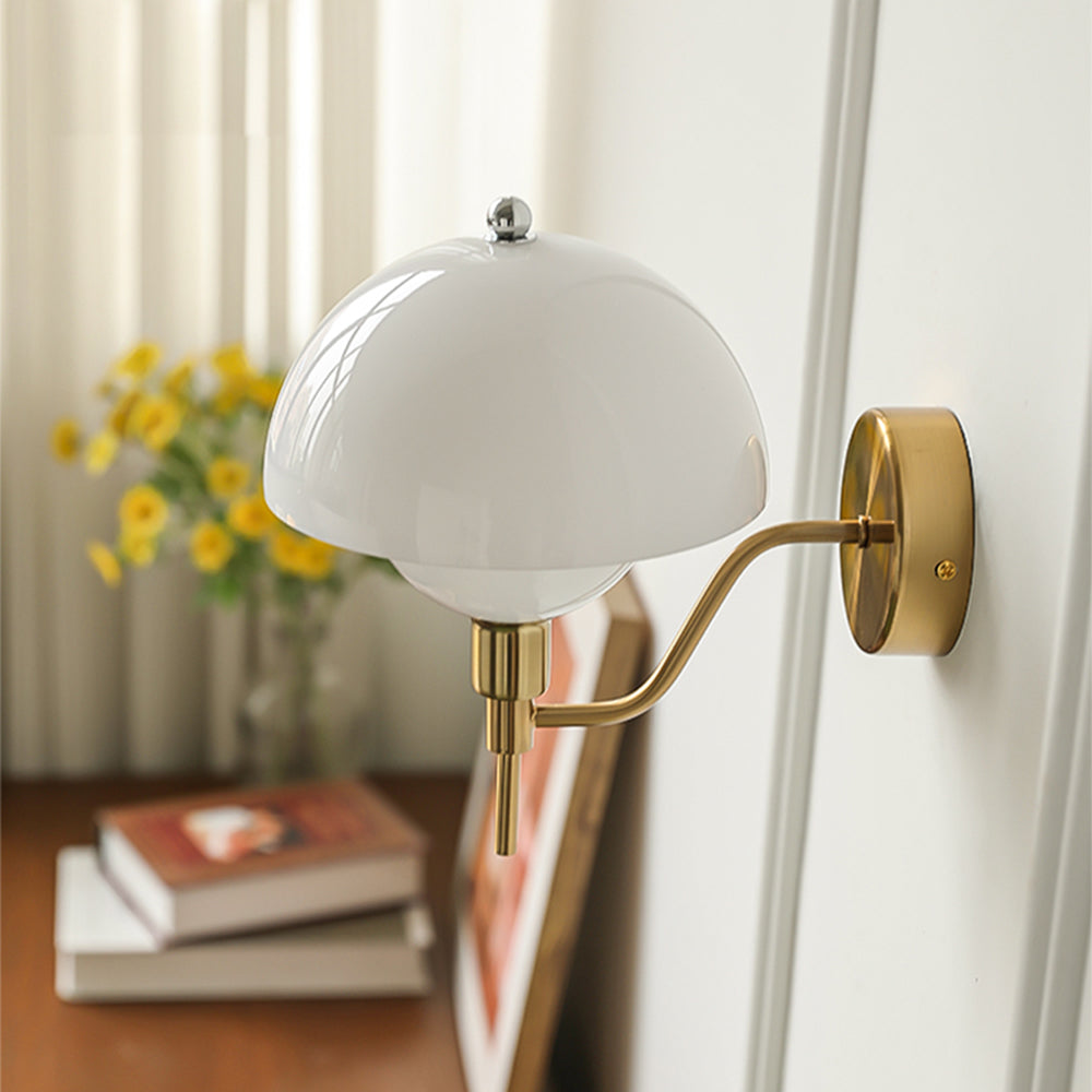 Cream Mushroom Wall Lamp - An Enchanting Element for Your Interior