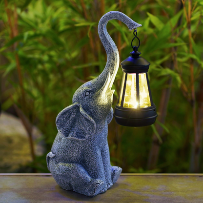 ElephantGlow – Elephant Garden Lamp 