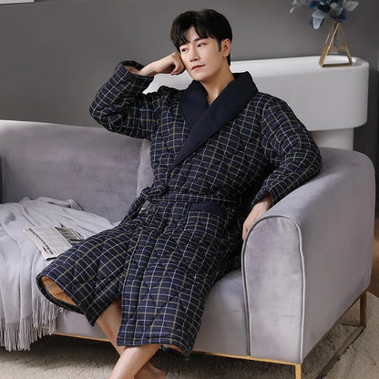 CozyLayer – Winter Bathrobe with 3 Layers