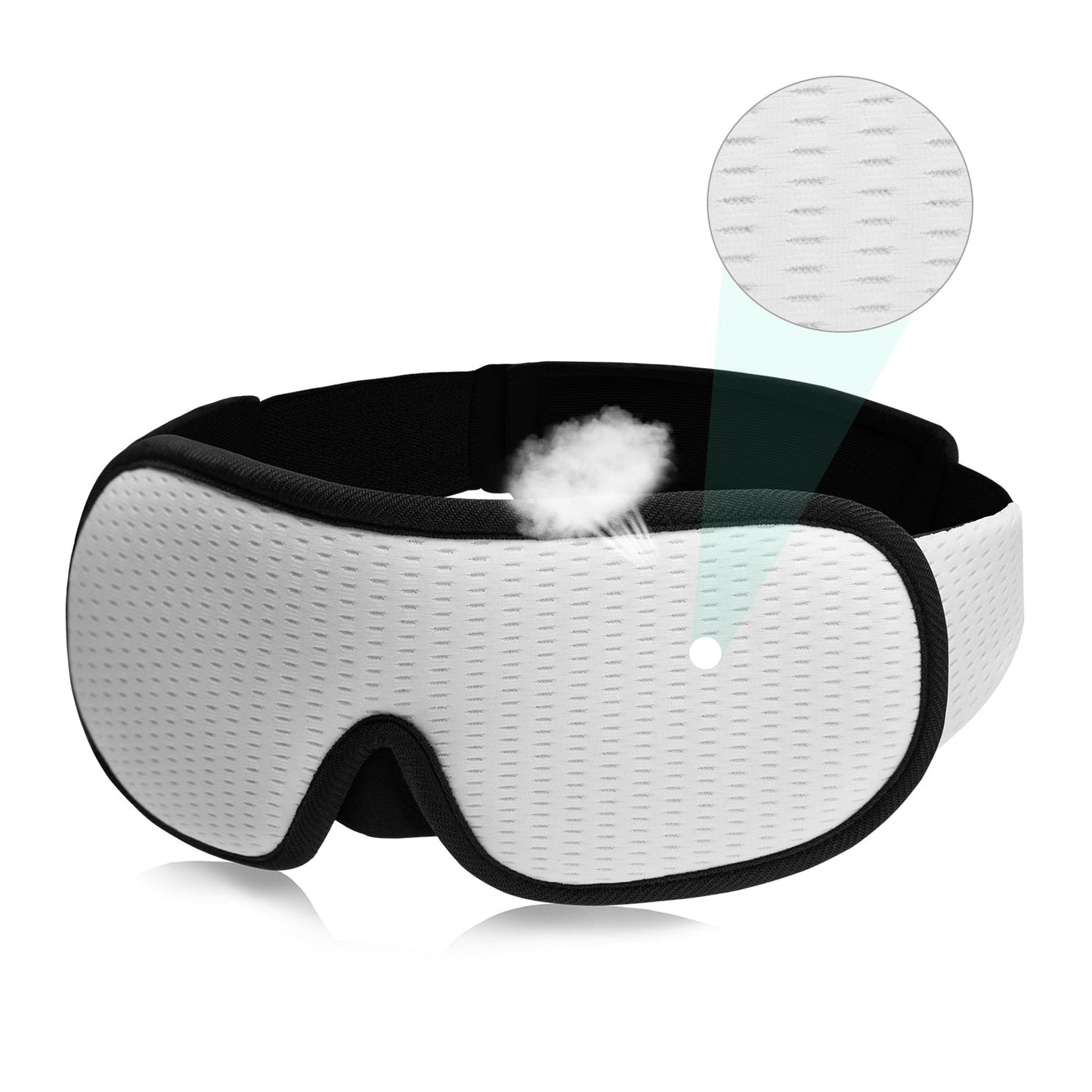 3D Sleep Mask | Light Blocking &amp; Soft Padded