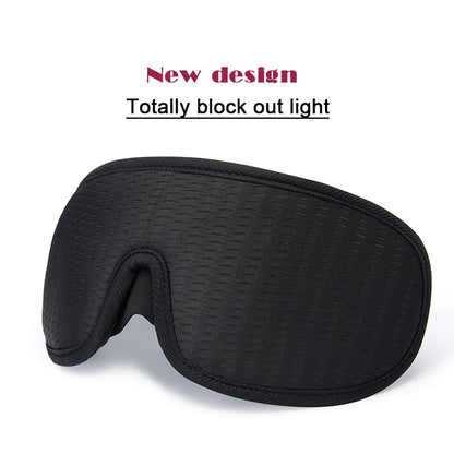 3D Sleep Mask | Light Blocking &amp; Soft Padded