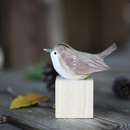 NORDICA - Scandinavian Wooden Bird Figurines | Decorative Ornaments