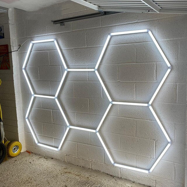 Hexagon Garage LED Licht | Kleur